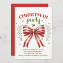 Search for bow christmas invitations Vintage