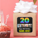 Search for 20th stickers Twentieth birthday