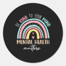 Search for information sign stickers Talk therapy