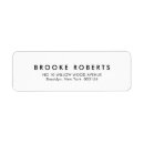 Search for handwritten wedding return address labels Black and white