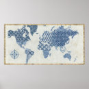 Search for blue world map posters Continents