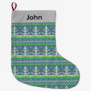 Search for green christmas stockings Santa