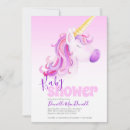 Search for pink unicorn invitations Unicorns