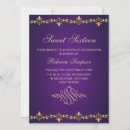 Search for 16 vertical 7x5 invitations Purple
