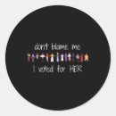 Search for funny i voted stickers Kamala