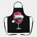 Search for red wine aprons Santa