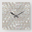 Search for mother of pearl clocks Nacre
