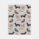 Search for dachshunds blankets Pattern