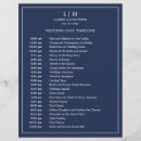 Search for navy wedding programs Elegant
