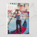 Search for gondoliers postcards Italy