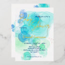 Search for navy blue watercolor invitations Trendy