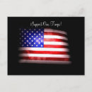 Search for our troops postcards Flag