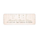 Search for marriage return address labels Gold