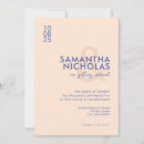 Search for peach and blue wedding invitations Contemporary
