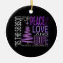 Search for pancreatic cancer christmas tree decorations Support