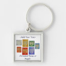 Search for spirits square key rings Angels