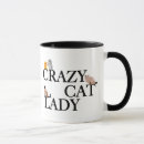 Search for funny cat lady mugs Cute