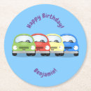 Search for car coasters Illustration