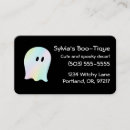 Search for ghosts business cards Spooky