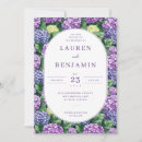 Search for purple hydrangea invitations Bouquet
