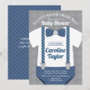 Search for little gentleman baby shower invitations Suspenders