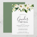 Search for floral gender reveal invitations Elegant