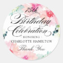 Search for 75th birthday stickers Elegant
