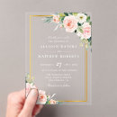 Search for gold acrylic wedding invitations Classic