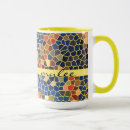 Search for blue mosaic mugs Yellow