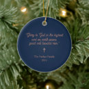 Search for navy and christmas tree decorations Family photo