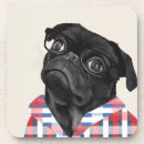 Search for pug dog coasters Pets