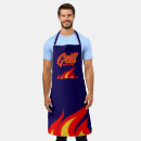 Search for flame red aprons Cooking