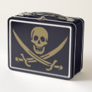 Search for pirate lunch boxes Skull and crossbones