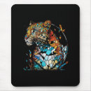 Search for animals with glasses mouse mats Portrait