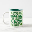 Search for lucky day mugs Shamrock