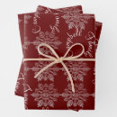 Search for maroon christmas wrapping paper Snow