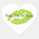 Search for green lips stickers St patricks day