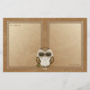 Search for owl stationery paper Wildlife
