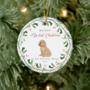 Search for poodle christmas tree decorations New puppy