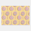 Search for lollipop wrapping paper Retro