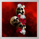 Search for gothic skull art Red