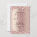 Search for blush baby girl shower invitations Glitter