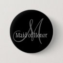 Search for maid of honour badges Black