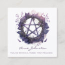 Search for pentagram business cards Witch