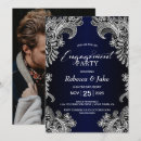 Search for lace engagement party invitations Vintage