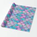 Search for mermaid wrapping paper Seamless