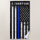Search for american flag beach towels Thin blue line