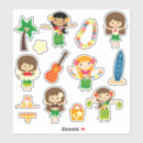 Search for kids surfing stickers Cartoon