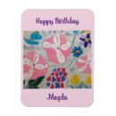 Search for blue butterfly rectangular magnets Flowers