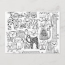 Search for cute pattern postcards Pet